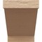 Ekena Millwork 6in. W x 8in. H x 28in. L Burlington Woodgrain TimberThane Rafter Tail, Primed Tan RFTUR06X08X28BURRCPR - alternate 3